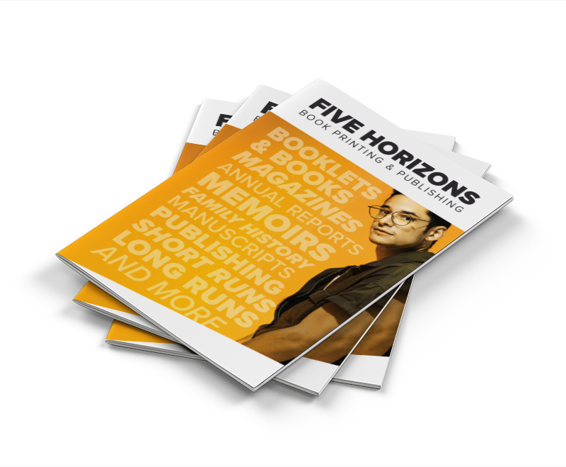 Custom Business Book Printing & Banding Services | Five Horizons